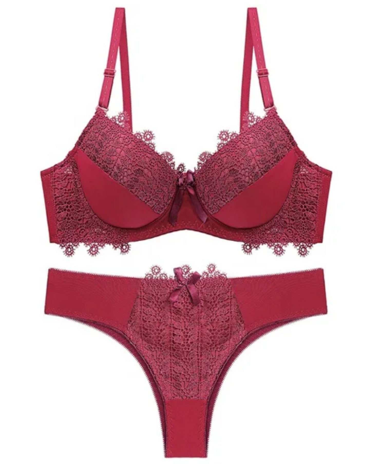 High Quality Bra & Brief Sets Sexy Push Up Bra & Lingerie Thong