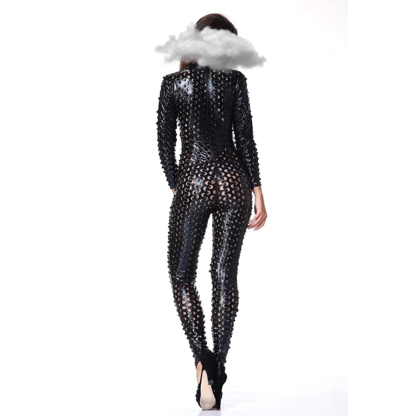 One-Piece Hollow Out Shiny Luxury Sexy Lingeries Jumpsuits