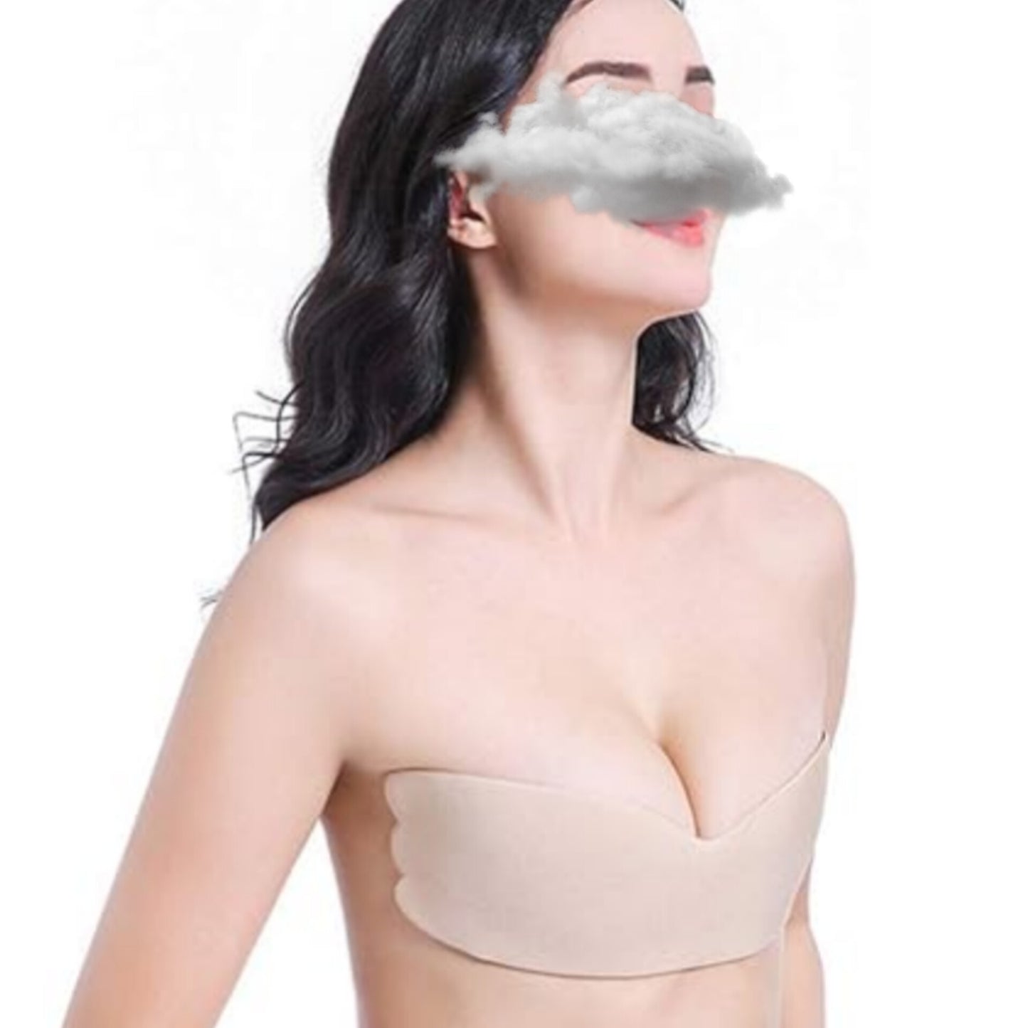 Silicone Nipple Tape: Invisible Traceless Strapless Push-Up Bra