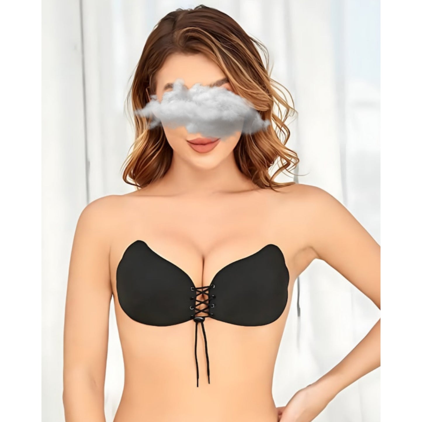 Breathable Anti-Sagging Chest Patch With Wings Breast Lifting Invisible Strapless Bra