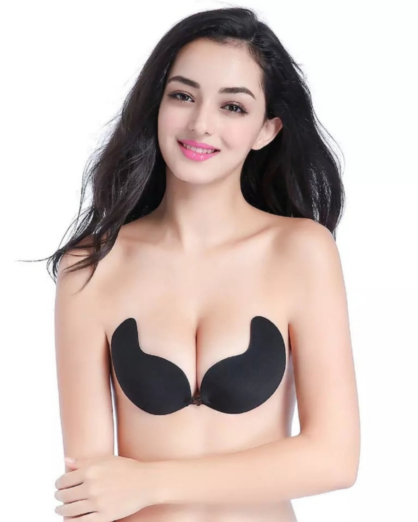 Nipple Gathering Front Open Wings Breathable Invisible Seamless Bra