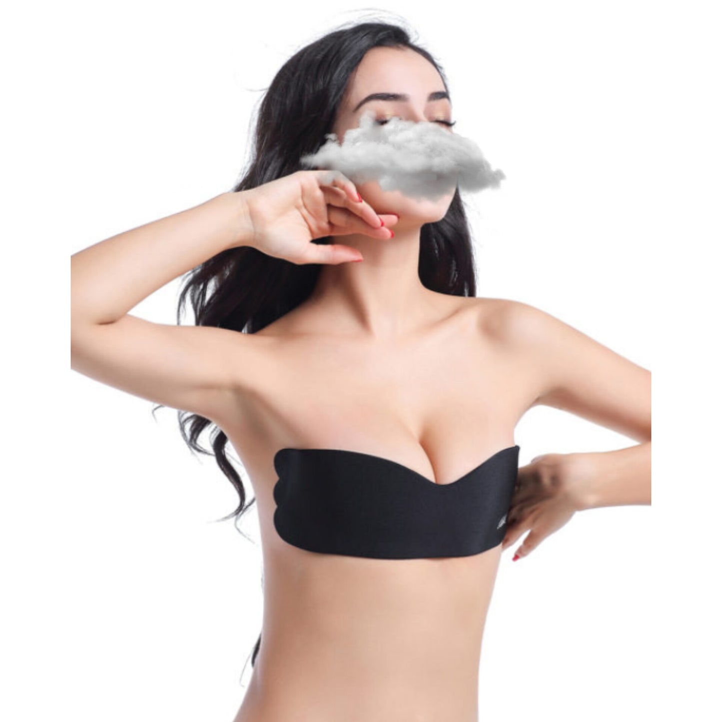 Silicone Nipple Tape: Invisible Traceless Strapless Push-Up Bra