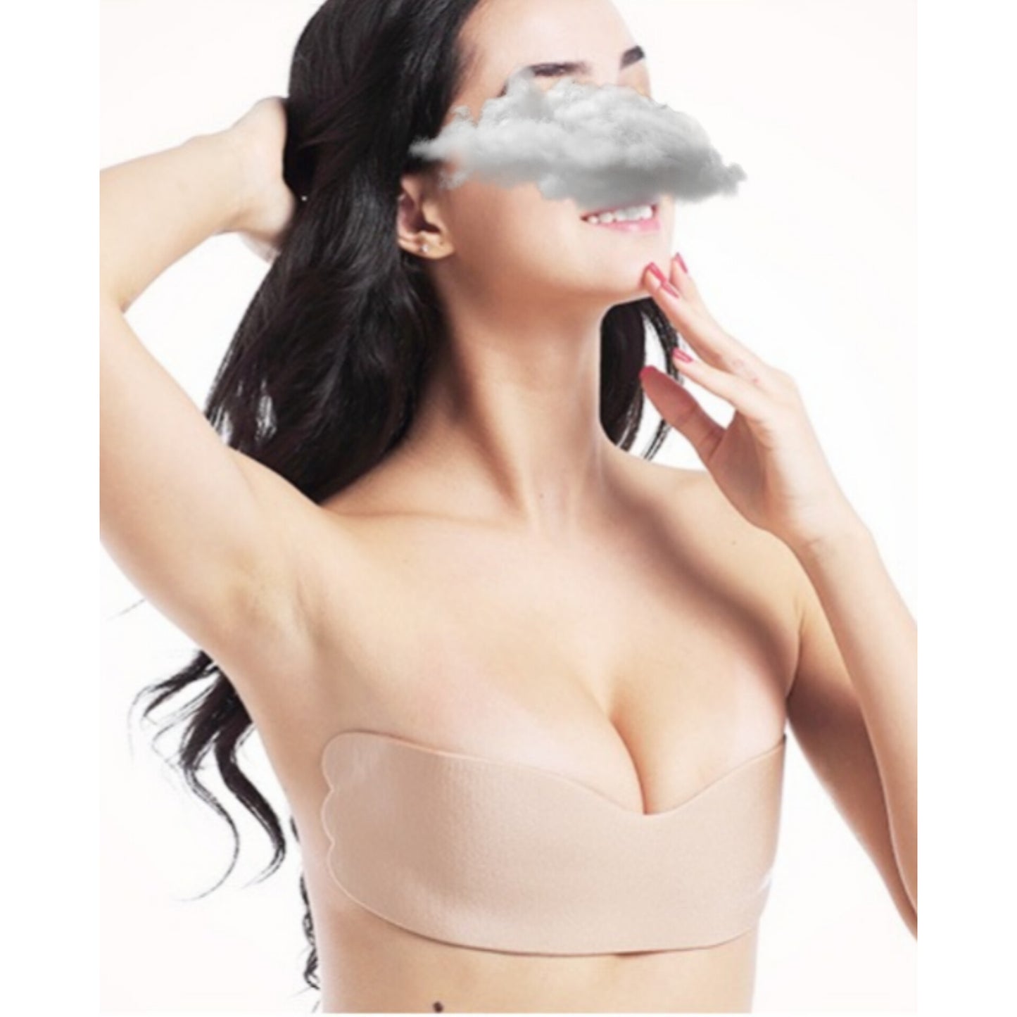 Silicone Nipple Tape: Invisible Traceless Strapless Push-Up Bra