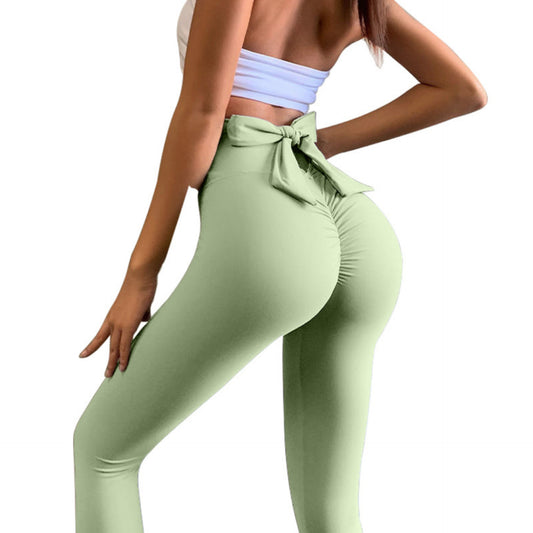 High Quality Solid Color Sports Fitness Yoga Pants