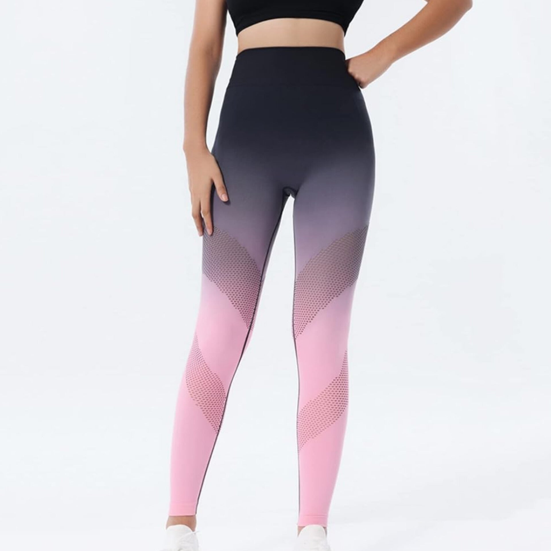 Seamless Sexy Leggings High Waist High Bounce Hip Compression Tights