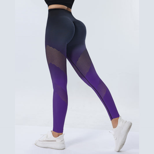 Seamless Sexy Leggings High Waist High Bounce Hip Compression Tights