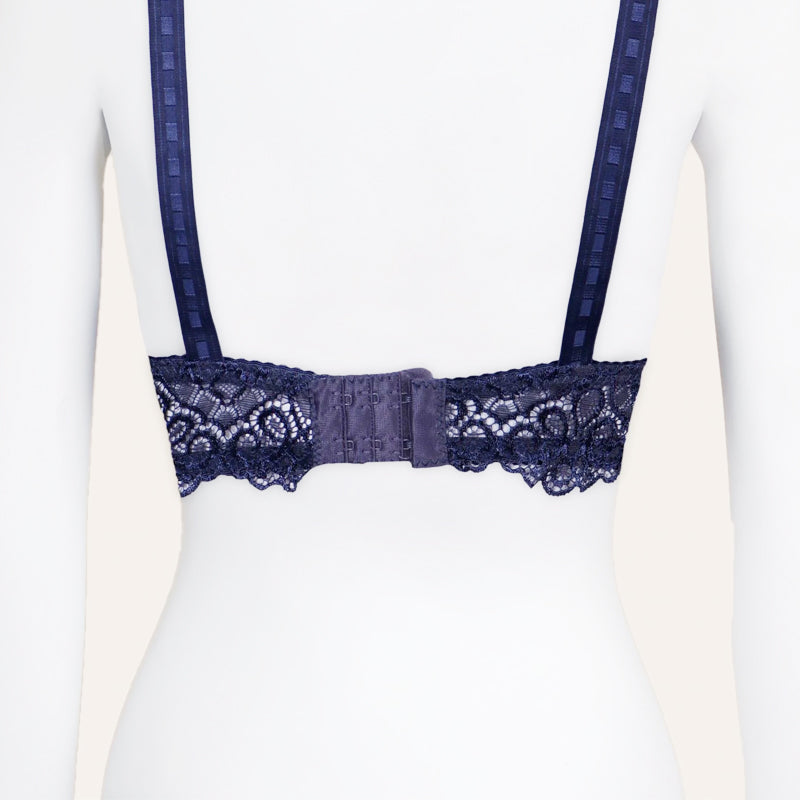 Non Padded Non Wired Embroidered Cotton Bra