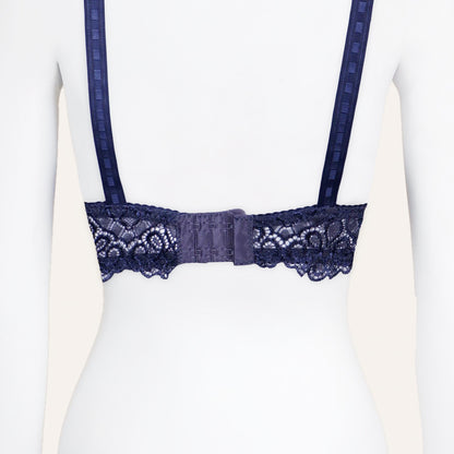 Non Padded Non Wired Embroidered Cotton Bra